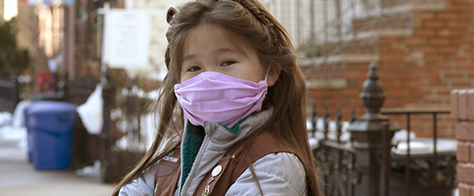 Girl Scout Wearing Mask Girl Scout Wearing Mask